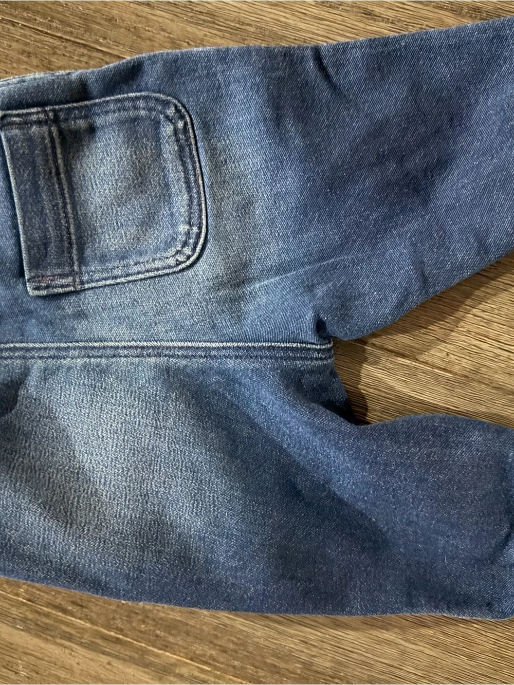 Ralph Lauren Kids Blue Denim Jeans with Yellow Pony Embroidery